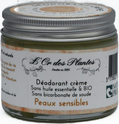 DEO CREME ORANGE BIO 75g — Crèmes déodorantes