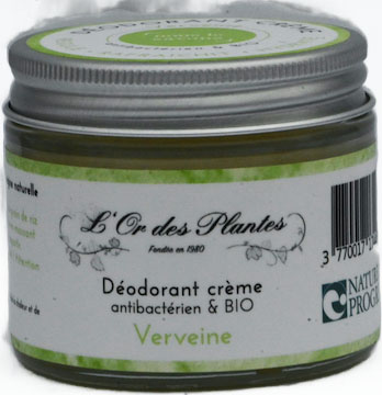 DEO CREME VERVEINE BIO 75g — Crèmes déodorantes