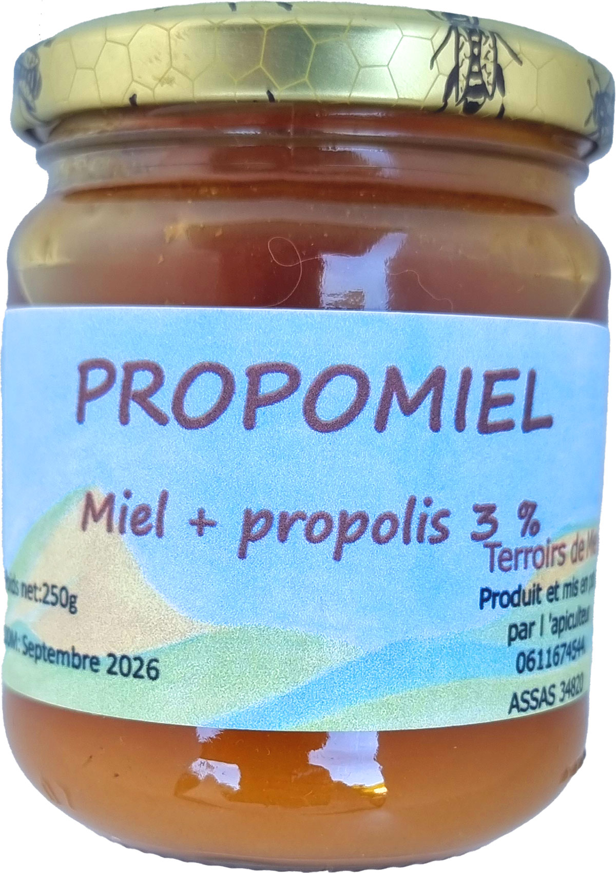 PROPO-MIEL 250g — Miels & Produits de la Ruche