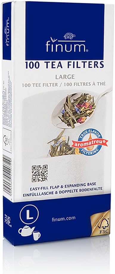 100 FILTRES pour théière M/L — Accessoire à thé