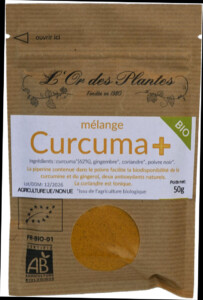 Curcuma + (Mélange LAIT d OR 50g)*