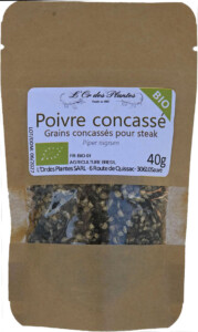 POIVRE noir concassé BIO 40g*