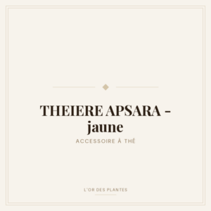 THEIERE APSARA - jaune — Accessoire à thé