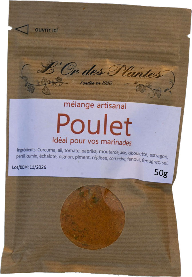Mélange POULET bio* 50g