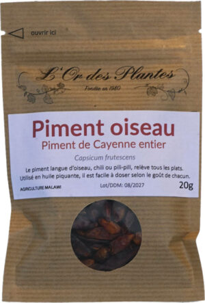 PIMENT CAYENNE (Langue d'oiseau) 20g*