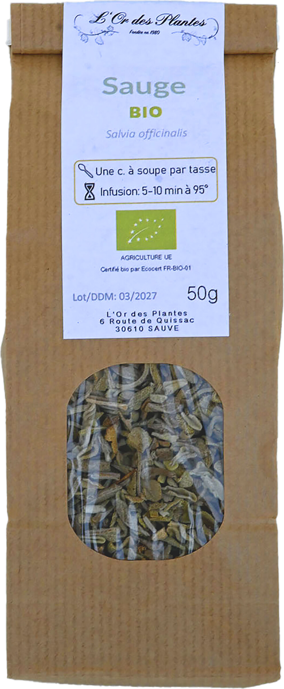 SAUGE BLANCHE 20-30g